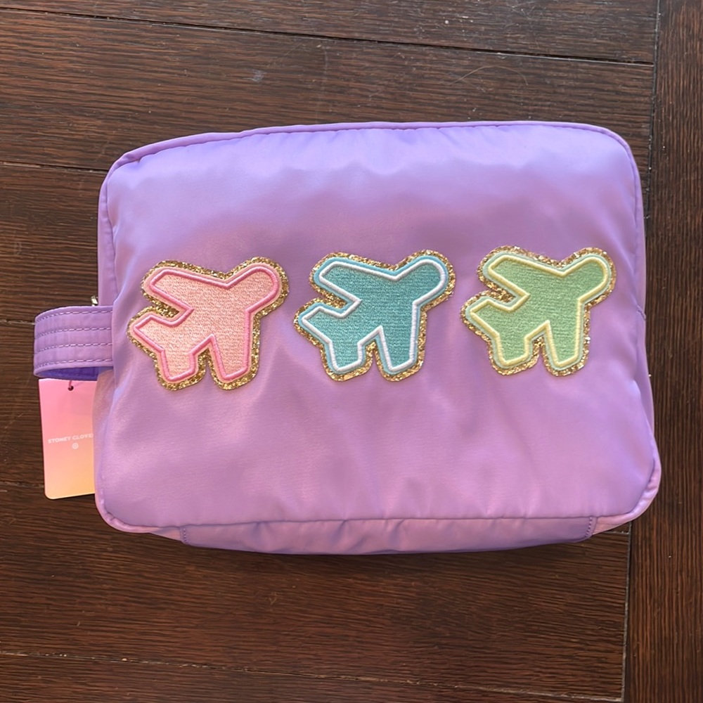 NWT Stoney clover lane x target travel airplane purple bag